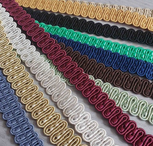 Gimp braid scroll colors 9mm - scroll,
