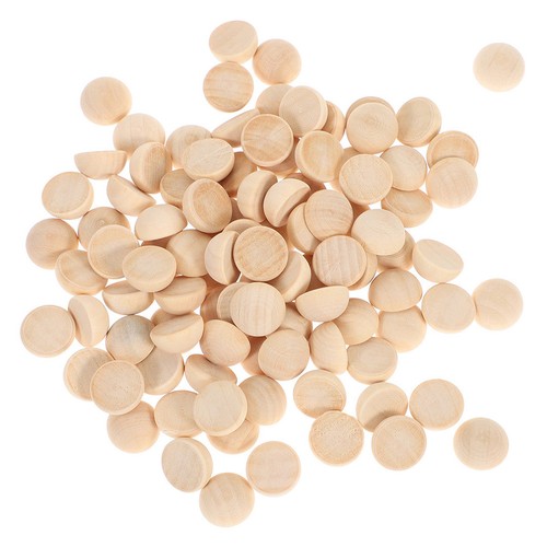 200 pcs half wood balls - wood,
