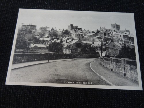 Hexham from the postcard - the, ne
