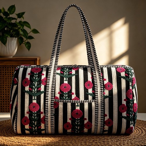 High quality floral - high, striped