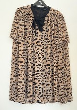 Zara Animal Print Floaty Dress