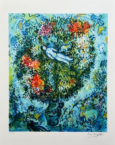 Marc chagall nude floating - floating, in