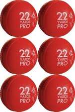 6x Cricket Hard Plastic Junior