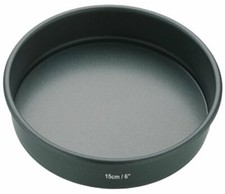 Masterclass Non-Stick Round Sandwich Tin With Loose Base, 15 Cm (6â€)