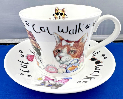Cat walk bone china - walk,