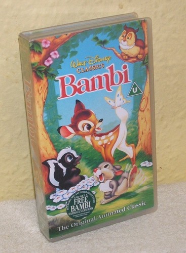 Bambi walt disney vhs - -,