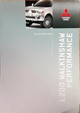 Mitsubishi L200 Pick Up Walkinshaw Performance TWR Brochure 2008