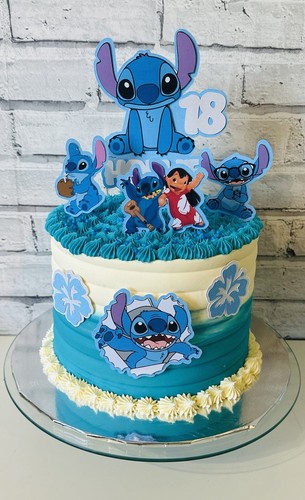 Stitch cake topper set - stitch,