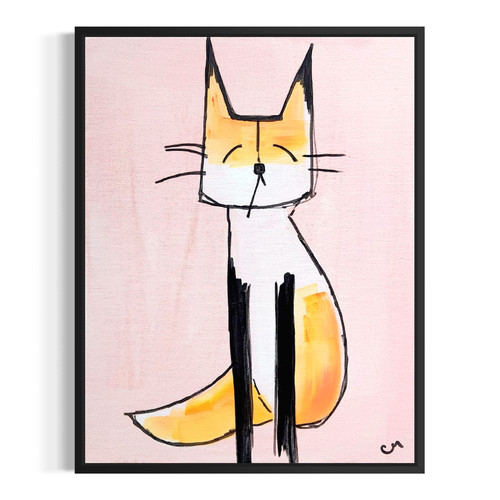 Original pop art - original, fox
