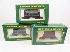 Replica Railways Lot of 3 Wagons Hopper & Vent Van, OO, 99% MIB!