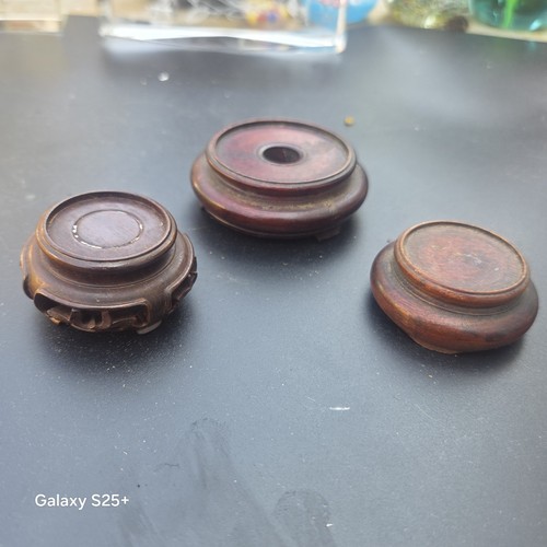 Antique chinese wooden - 3x,