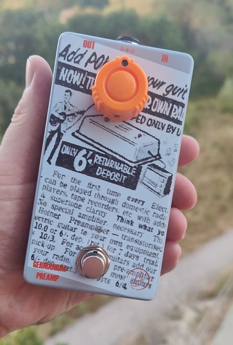 Electric guitar preamp pedal - preamp,