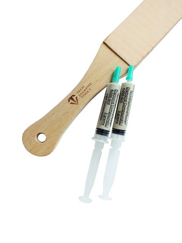 Knife sharpening strop leather - sharpening,