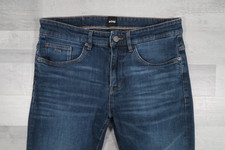 Mens HUGO BOSS DELAWARE 3-1 Stretch Slim Fit Blue Jeans W32 L29