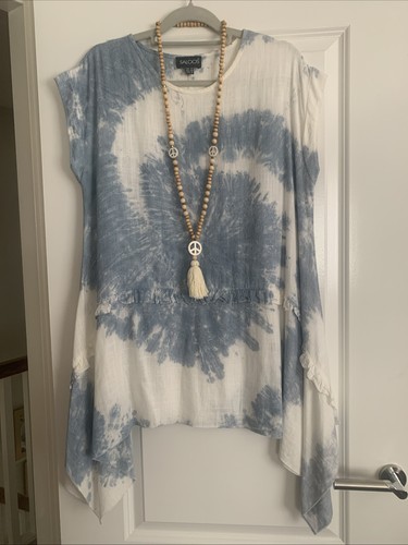 Lagen look tie dye blue - lagen,