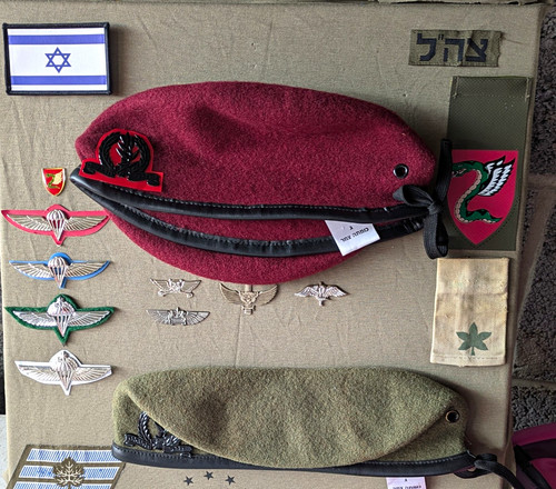 Israel military berets lot - berets,