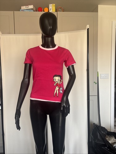 Pink betty boop short sleeved - pink,