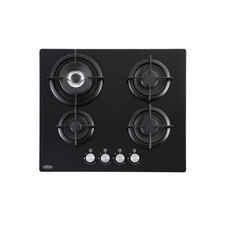 Belling 60cm 4 Built-in Burner Gas Through Glass Hob Black GTG603RI