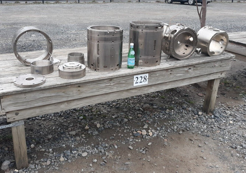 Large antique telescope - telescope, parts