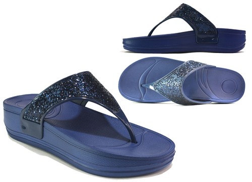 Womens navy slippers - navy,