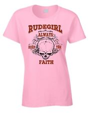 Rude Girl Music T-Shirt Mod Reggae 2-Tone 70's 60's Rudegirl Skin Head Skinhead