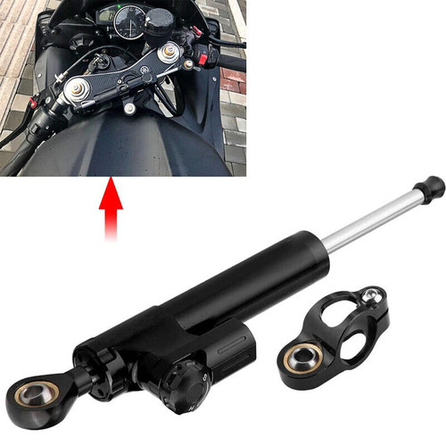 Black adjustable cnc steering - adjustable,