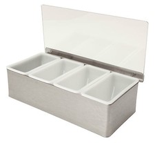 Stainless Steel 4 Compartment