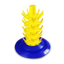 Stationary 50 bottle drainer -