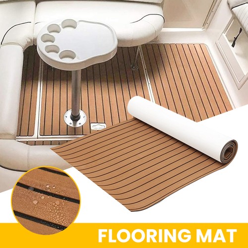 Faux teak boat decking - teak,