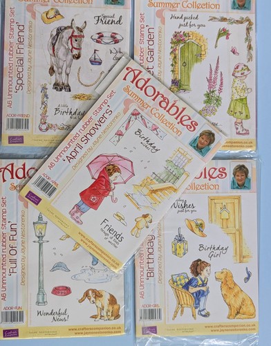 Sets rubber stamps - x,