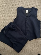 Boys H&M Smart  Navy Checked
