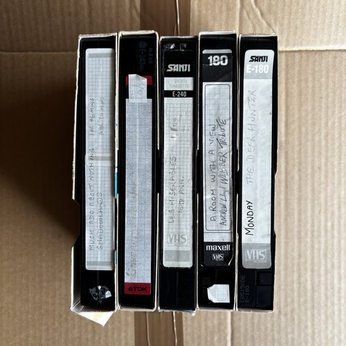 Vhs video cassette tapes - 5,