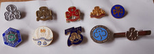 GIRL GUIDES. SELECTION OF 10 METAL BADGES