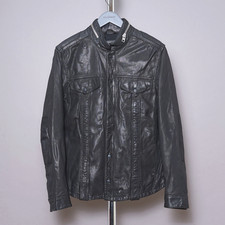 ALLSAINTS Leather Shirt Jacket