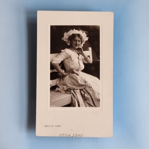 Edwardian actress postcard - edwardian,