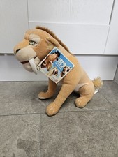 Diego Sabre Tooth Tiger Plush Soft Toy. Ice Age 2 The Meltdown. 9"