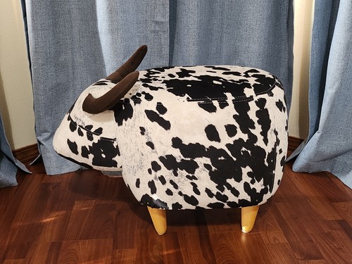 Long horn cow stool - horn,