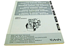 Kubota Z782 D662 D722 Diesel Engine Operators Manual Various Languages