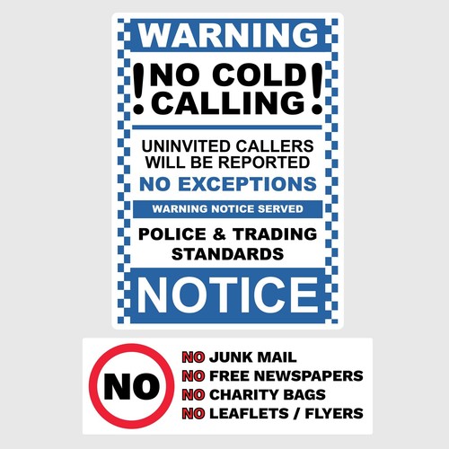 Notice warning cold - warning, no