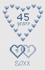 Sapphire Wedding Hearts