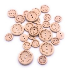 Wooden Buttons Handmade With