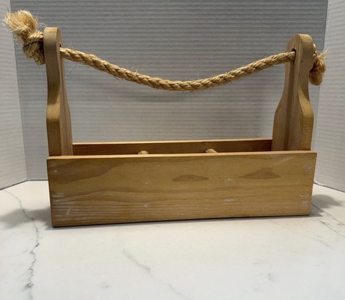 Wooden rope handle - rope, caddy
