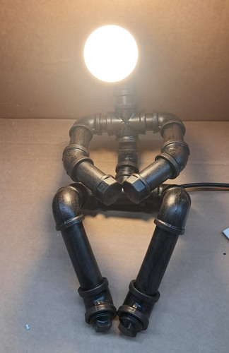 Table lamp water pipe robot - lamp,