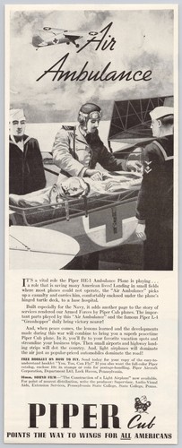 1942 piper cub ambulance - 1942,