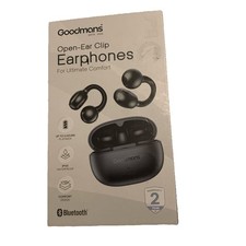 Goodmans Open-ear Clip Earphones, Black, New