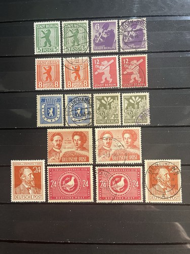 German stamps allied - stamps,