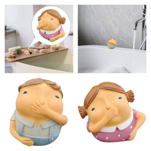 Modern resin bathroom statue - modern,