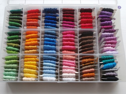 Cross stitch embroidery yarn - cross,
