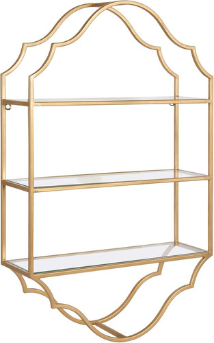 Gold leanna scalloped - gold,