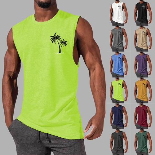 Mens floral vest tank tops - mens,